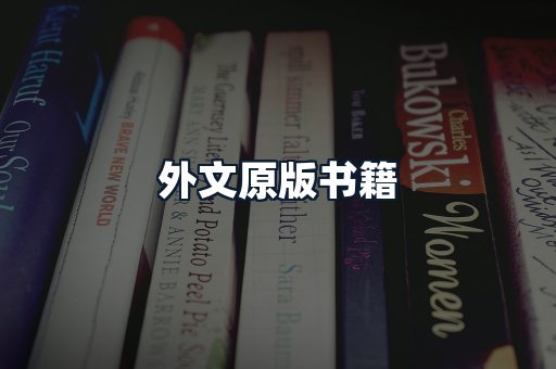 外文原版书籍
