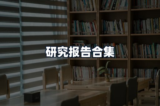 研究报告合集